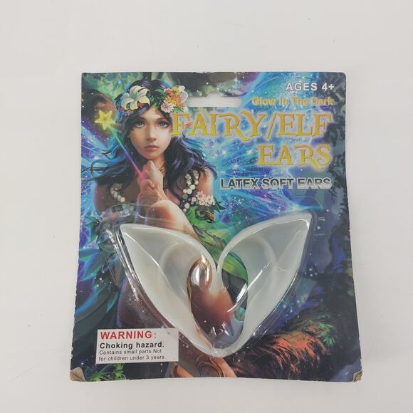 Fairy Elf Ears Latex Soft Ears Glow in the Dark Halloween Cosplay - Picture 1 of 10